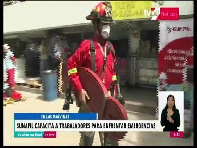 SUNAFIL realiza jornada de orientación ante accidentes en Las Malvinas 