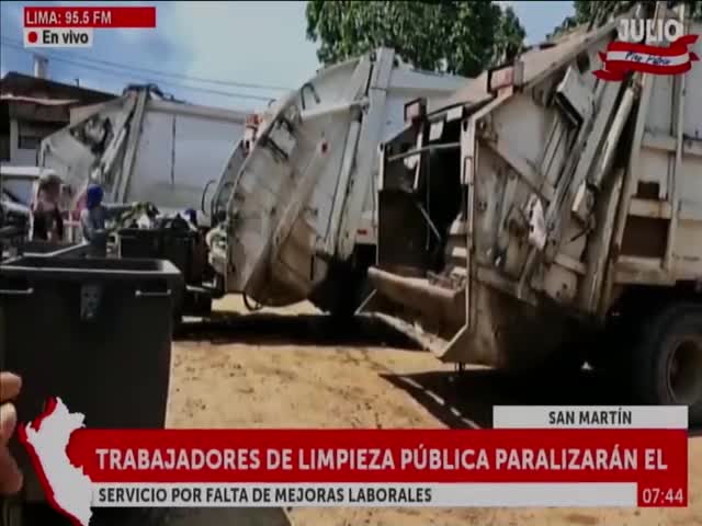 Trabajadores de limpieza paralizarían el servicio 