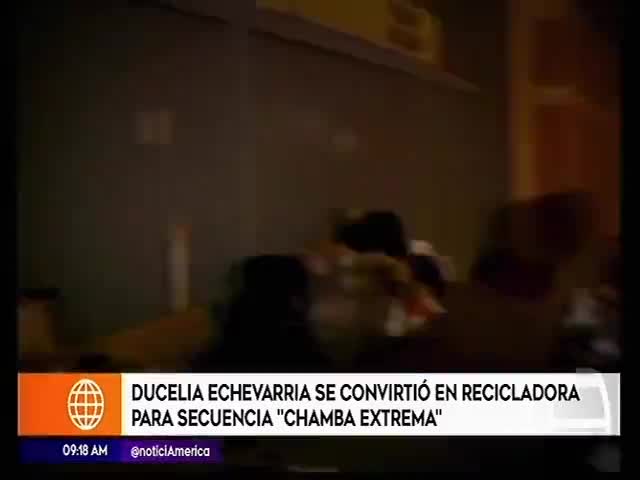 Ducelia Echevarría se convirtió en recicladora para secuencia 