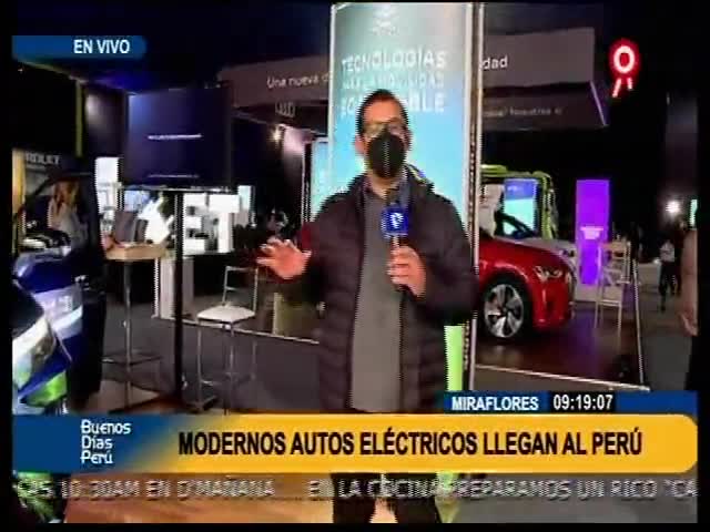 Modernos autos eléctricos llegan al Perú 	