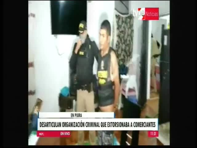 PNP captura a banda criminal en Piura