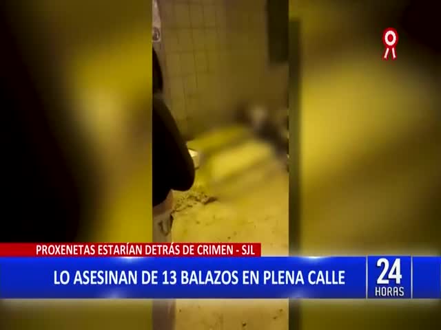 SJL: Lo asesinan de 13 balazos en plena calle 