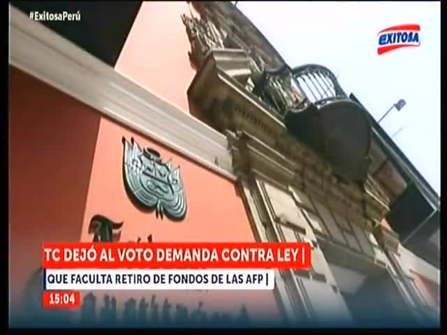 Demanda contra retiro de los fondos de AFPs quedó al voto