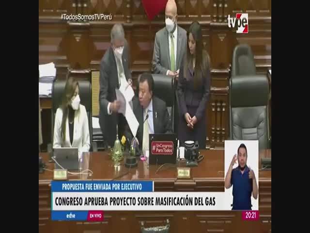 Congreso aprueba proyecto sobre masificación del gas