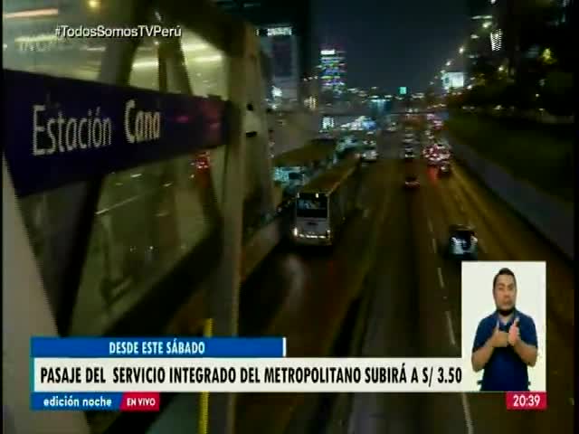 Sube precio del Metropolitano