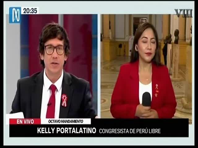 Entrevista a la congresista de Perú Libre, Kelly Portalatino 