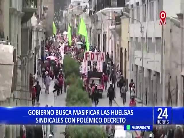 Gobierno busca masificar las huelgas 