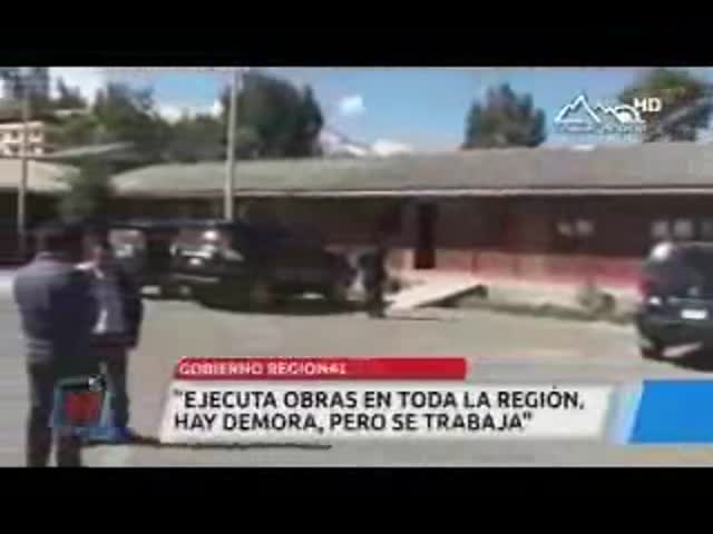 Gobierno regional ejecuta obras en toda la región