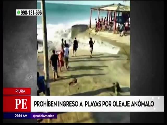 Prohíben ingreso a playas de Piura 