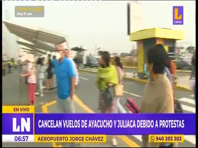 Situación en aeropuerto Jorge Chavez 