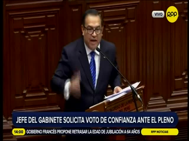 En vivo: premier solicita voto de confianza ante el Pleno (1)