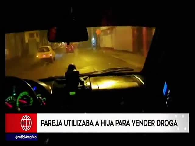 Pareja utilizaba a hija para vender droga 