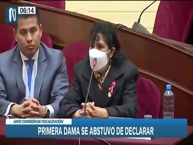 Primera dama se abstuvo de declarar