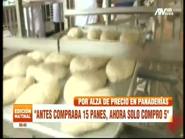 Alza en el precio del pan