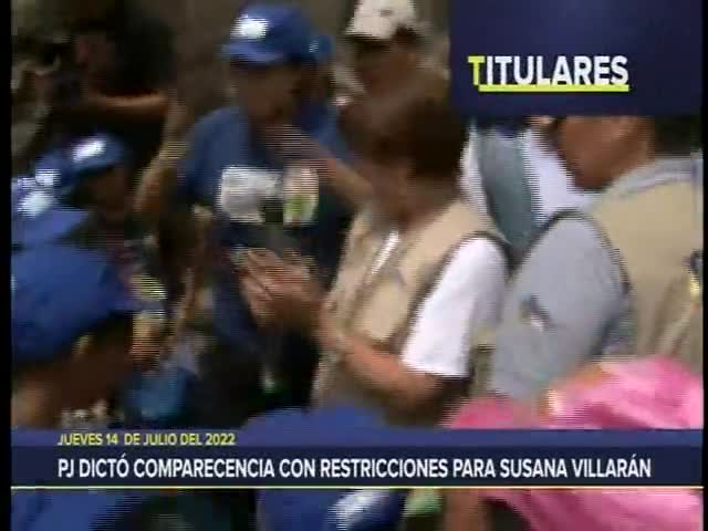 PJ dictó comparecencia con restricciones para Susana Villarán 