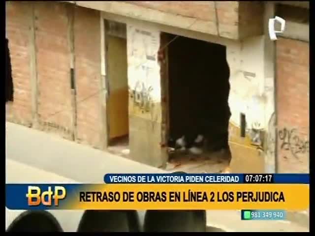 Retraso de obras en Línea 2 los perjudica