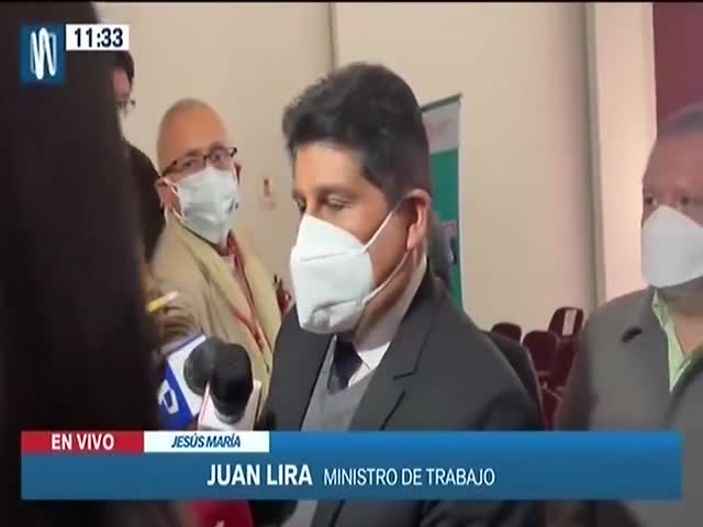 Declara el ministro de Trabajo, Juan Lira