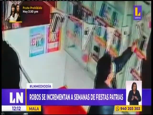 Robos se incrementan a semanas de fiestas patrias 