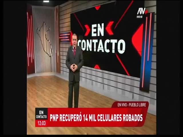 PNP recuperó 14 mil celulares robados