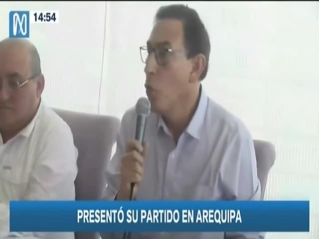 Presenta partido en Arequipa