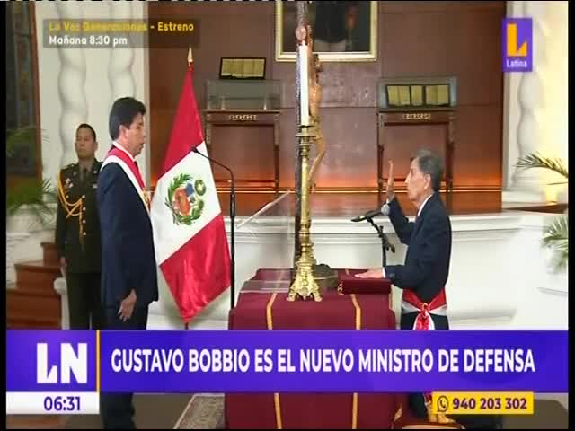 Gustavo Bobbio es el nuevo ministro de Defensa 