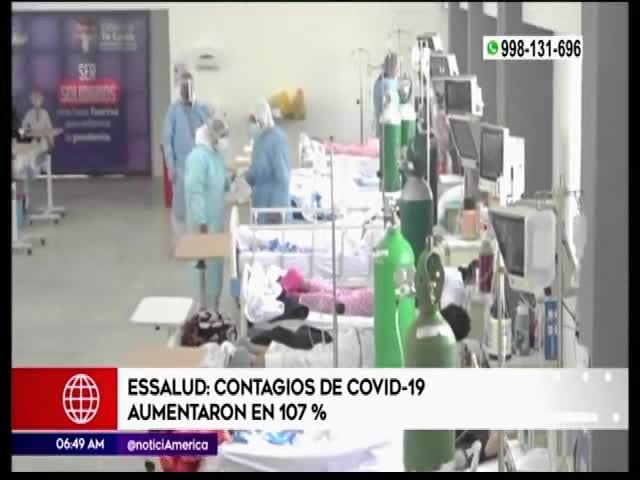 Aumentan casos Covid 19 en 107%