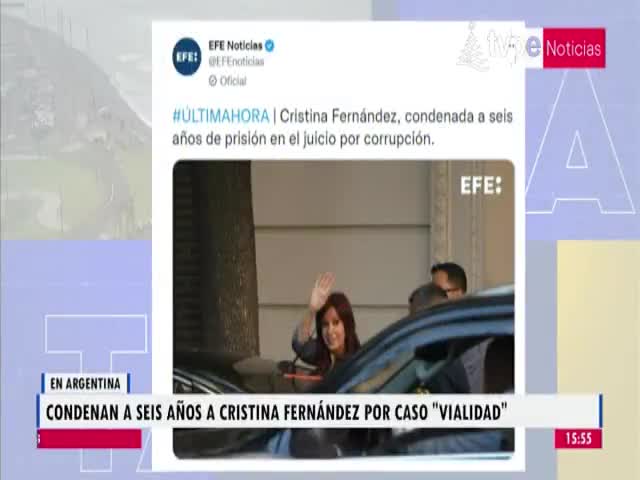 Sentencia de Cristina Fernández: condenan a vicepresidenta a 6 años de prisión por corrupción