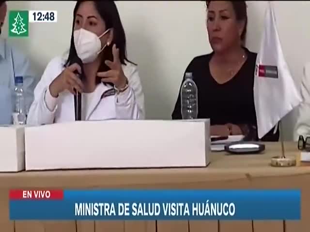 La ministra de Salud visita Huánuco  PRUEBA