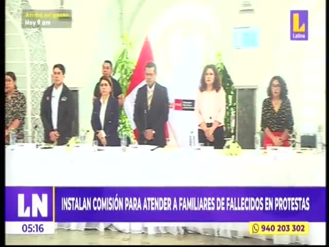 Instalan comisión para atender a familiares de víctimas 