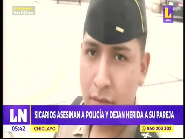 Sicarios asesinan a policía 