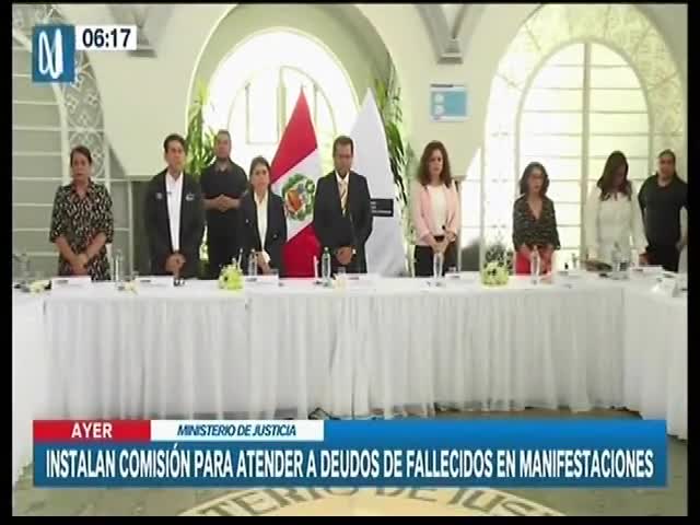 Instalan comisión para atender a familiares de víctimas 