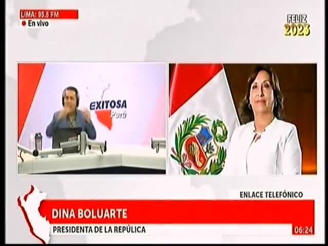 Entrevista a Dina Boluarte, presidenta de la República