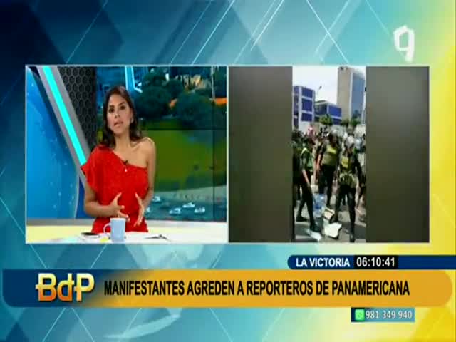 PNP desaloja manifestantes en Plaza Manco Cápac