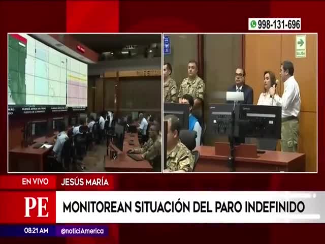 Jesús María: Monitorean situación del paro indefinido