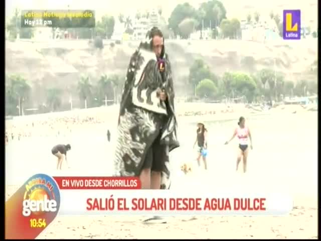 Desde la playa de Agua Dulce