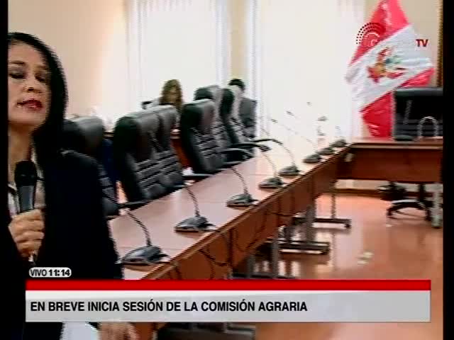 Sesión de la Comisión Agraria