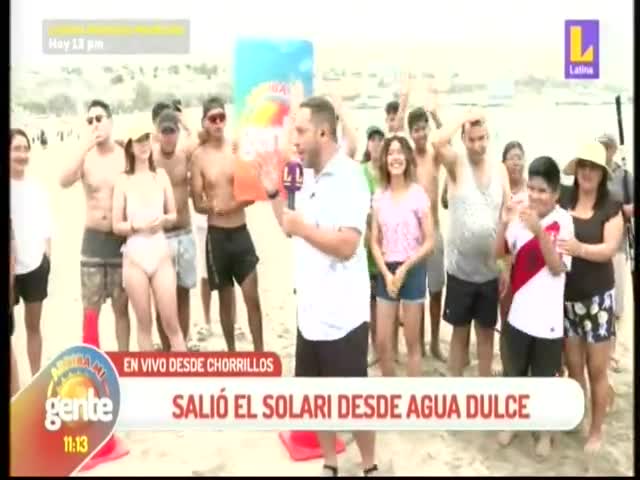 Salió el Solari desde Agua Dulce Parte 1