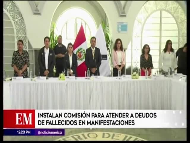 Instalan Comisión para atender a deudos de fallecidos en manifestaciones 