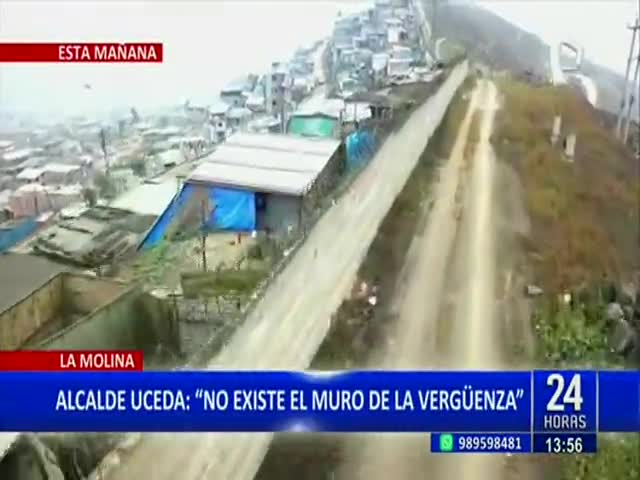 Uceda: No existe muro de la verguenza 