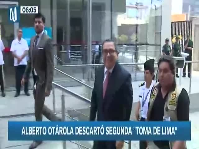 Descartó segunda toma de Lima       