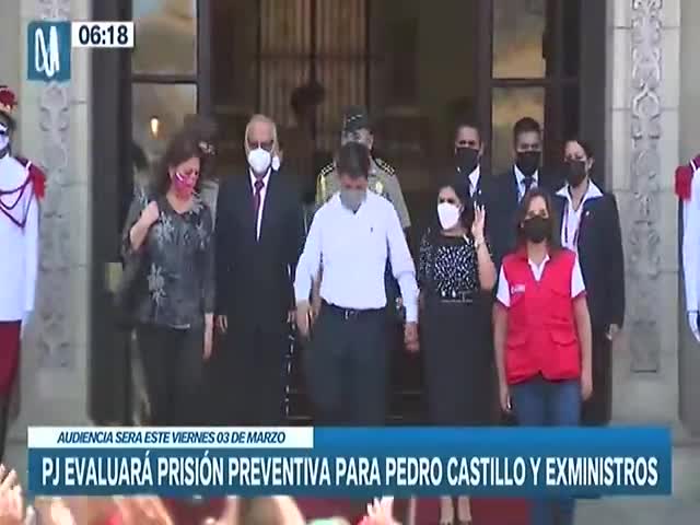 Piden preventiva para Castillo y ex ministros