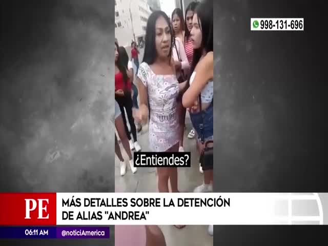 Más detalles sobre la detención de alias Andrea