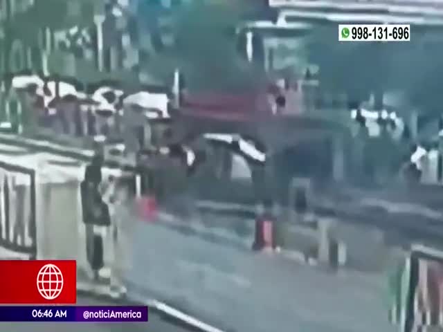 Nuevo accidente en la avenida Brasil