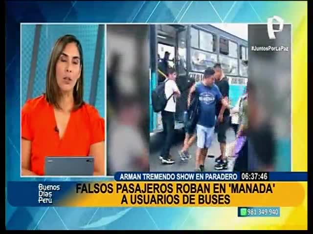 Puente Santa Anita: ladrones fingen ser pasajeros para robar a otros en el bus