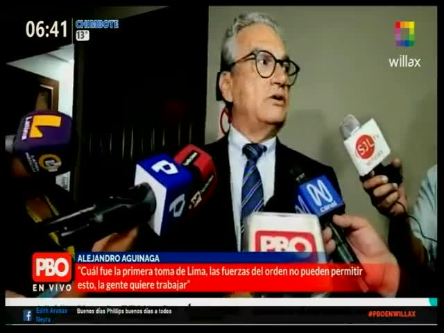 Declaraciones de Alejandro Aguinaga, Óscar Zea, Carlos Zeballos y Karol Paredes