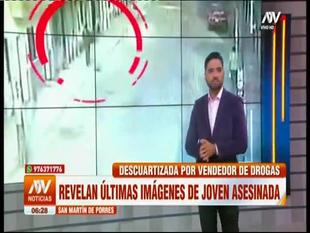 Revelan últimas imágenes de joven asesinada