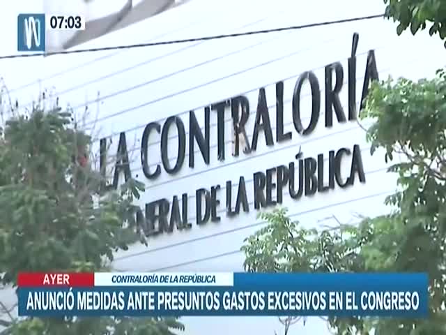 Anunció medidas ante gastos excesivos del Parlamento