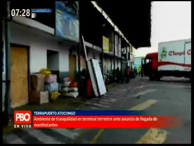 Ambiente de tranquilidad tras presunta nueva manifestación 