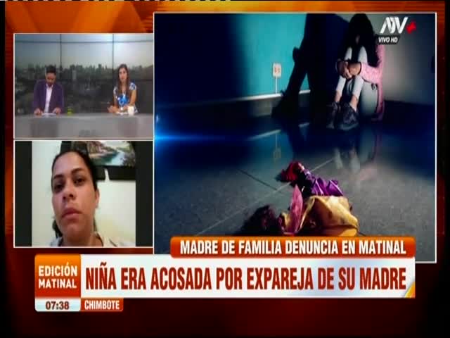 Niña era acosada por expareja de su madre