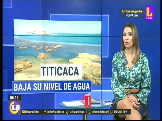 Alerta bajo nivel de agua del Lago Titicaca